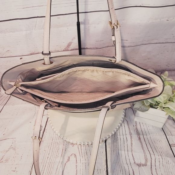 Michael Kors Walsh Medium MF Large Leather Tote Shoulderbag Handbag in Soft Pink - Picture 5 of 11